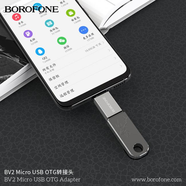 Kabeliai/Adapteriai, Adapteriai, BV2 micro USB OTG adapteris