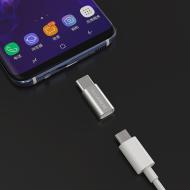 Adapteris iš Micro USB į Type-C, sidabrinis, BOROFONE BV4