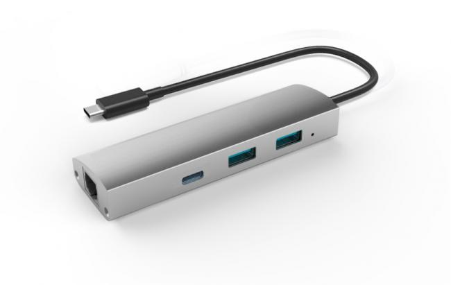 USB 3.1 to 2-Port USB3.0 HUB + 1-Port US