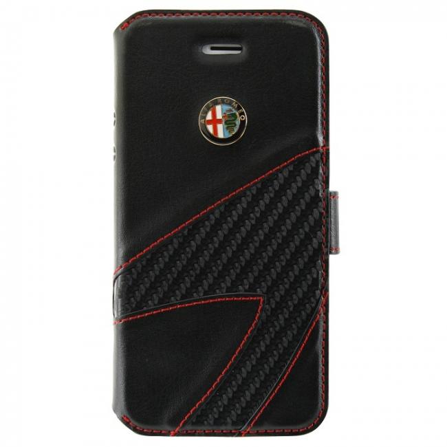 AlfaRomeo, Odinis BookCase AlfaRomeo iPhone 6 juodas AR-SSHFCIP6-4C, D2-BK