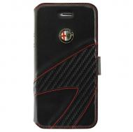 AlfaRomeo, Odinis BookCase AlfaRomeo Samsung i9500 S4 juodas AR-SSHFCS4-4C, D2-BK