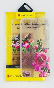 Galiniai dangteliai, Silikoniniai FLOWERS, Flowers 2, Huawei P9 lite