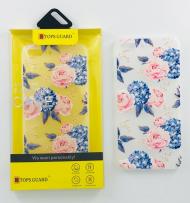 Galiniai dangteliai, Silikoniniai FLOWERS, Flowers 3, Huawei P9 lite 2017