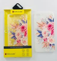 Galiniai dangteliai, Silikoniniai FLOWERS, Flowers 4, Samsung Note 8