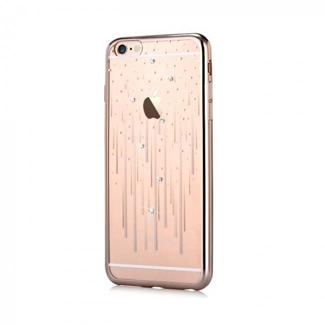 Dėklai Swarovski, Devia Meteor Iphone 6 Plus, auksinis