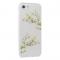 Galiniai dangteliai, Silikoniniai FLOWERS, Huawei Y6 2018 (DFLOWERY68magnolia)