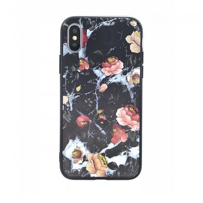 Galiniai dangteliai, Silikoniniai FLOWERS, Xiaomi Redmi 6 Pro, A2 Lite (DFLOWER11XIAA2lt)