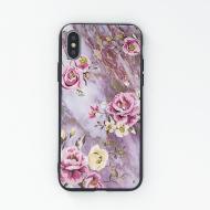 Galiniai dangteliai, Silikoniniai FLOWERS, Iphone Xs MAX (DFLOWER12XsMAX)
