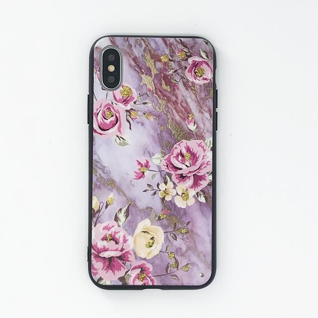 Galiniai dangteliai, Silikoniniai FLOWERS, Iphone Xs MAX (DFLOWER12XsMAX)