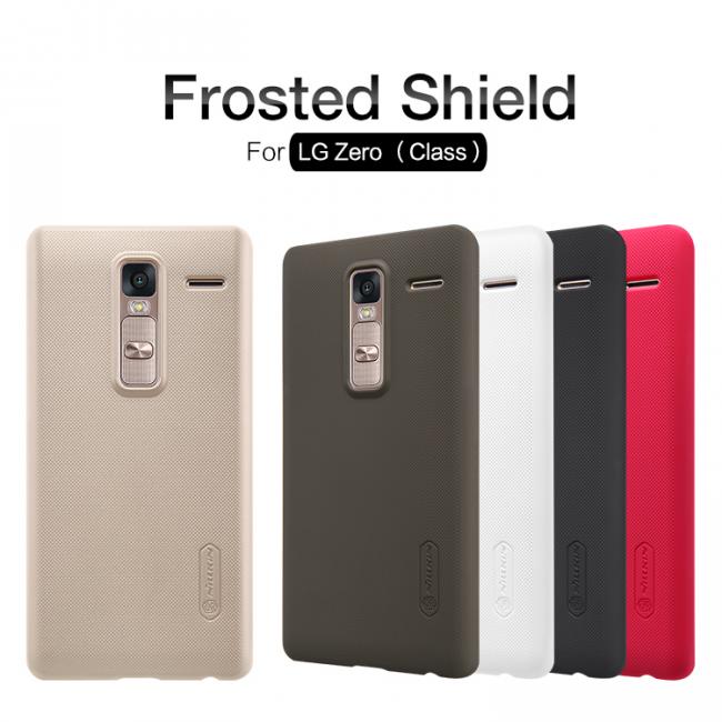 Dėklas LG Zero, Class, galinis iš silikono, juodas, su apsaugine plėvele, NILLKIN FROSTED