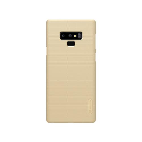 Dėklas Samsung NOTE 9, galinis iš silikono, auksinis, su apsaugine plėvele, NILLKIN FROSTED