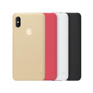 Dėklas Xiaomi Redmi S2, Y2, galinis iš silikono, juodas, su apsaugine plėvele, NILLKIN FROSTED