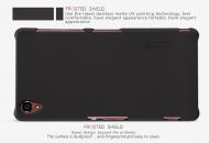 Dėklas Sony Z3, galinis iš silikono, juodas, su apsaugine plėvele, NILLKIN FROSTED