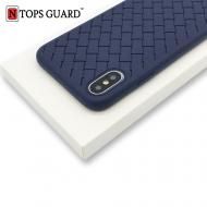 Galiniai dangteliai, N TOPS KNIT, Huawei Mate 10 lite, 1mm silikoninis deklas, pintos odos imitacija (DKNITMATE10ltM)