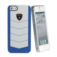 Lamborghini, BackCase LAMBORGHINI Iphone 5, 5S, Mėlynas, Baltas