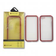 Galiniai dangteliai, N TOPS MAGNETIC, Iphone 6 Plus, Aliumininis remelis iš 2 dalių su magnetais, Grudintas galinis stiklas (DMAGPLUS6plR)