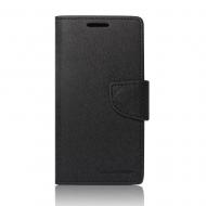 Dėklas Samsung TAB4 8 colių, T330, T331, T335, Juodas, atverčiamas į šoną, MERCURY FANCY DIARY