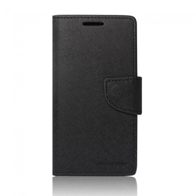 Dėklas Samsung TAB4 8 colių, T330, T331, T335, Juodas, atverčiamas į šoną, MERCURY FANCY DIARY