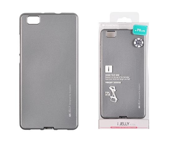 Dėklas LG K9, K8 2018, Sidabrinis, galinis iš silikono, MERCURY JELLY CASE