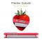 Dėklas Apple iPhone 6 / 6S, atverčiamas į šoną, raudonas, FRESH