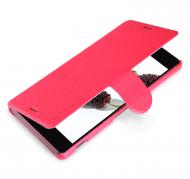 Dėklas Sony Z3, atverčiamas į šoną, raudonas, FRESH
