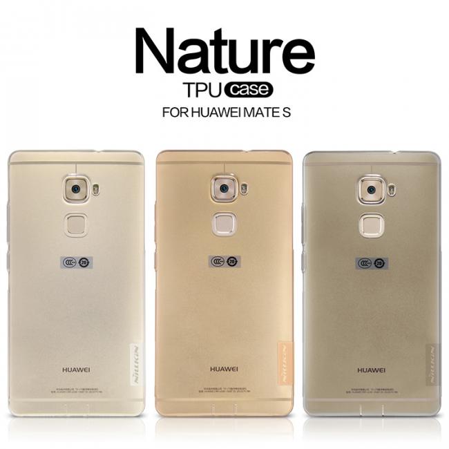 Dėklas Huawei Mate S, galinis iš silikono, skaidrus, NILLKIN NATURE 0,6 mm