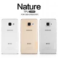 Silikoninis 0,6mm, 311551 Nature serijos, Samsung A3 2016, A310F, A3100, skaidrus, 0,6 mm