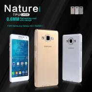 Dėklas Samsung Galaxy A5 A500, galinis iš silikono, skaidrus, NILLKIN NATURE 0,6 mm