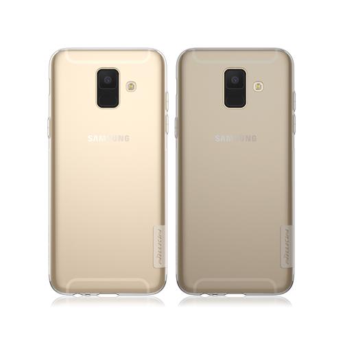 Dėklas Samsung A6 Plus 2018, galinis iš silikono, skaidrus, NILLKIN NATURE 0,6 mm