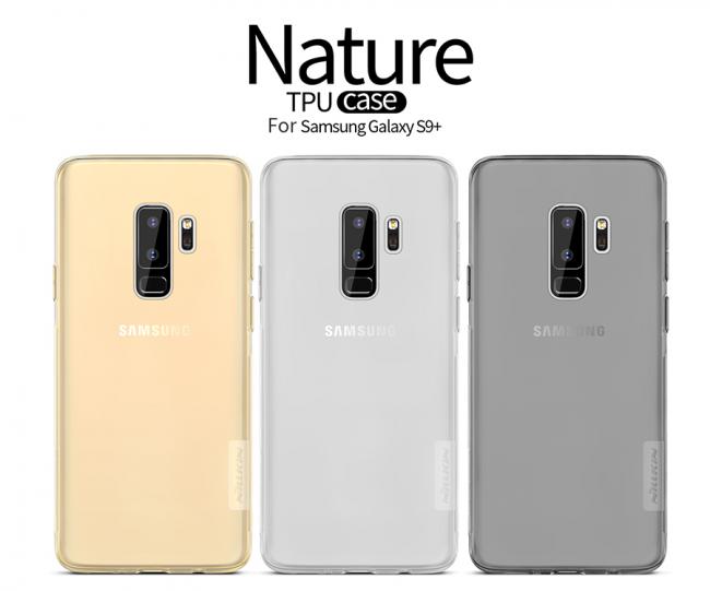 Dėklas Samsung Galaxy S9+ G965, galinis iš silikono, pilkas, NILLKIN NATURE 0.6MM