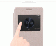 Dėklas Huawei Honor 6 plus, atverčiamas į šoną, auksinis, SPARKLE