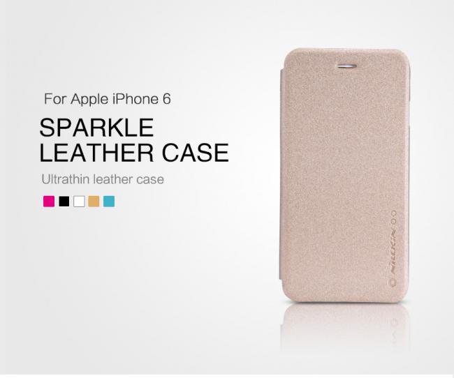 Dėklas Iphone 6, 6s, atverčiamas į šoną, auksinis, SPARKLE