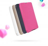 Dėklas Nokia 650, Microsoft 650, atverčiamas į šoną, baltas, SPARKLE