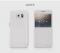 Dėklas Samsung G920, S6, atverčiamas į šoną, baltas, SPARKLE