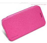 Dėklas Samsung J100H, J1, atverčiamas į šoną, raudonas, SPARKLE