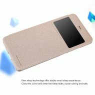 Dėklas Xiaomi 5s, atverčiamas į šoną, auksinis, SPARKLE