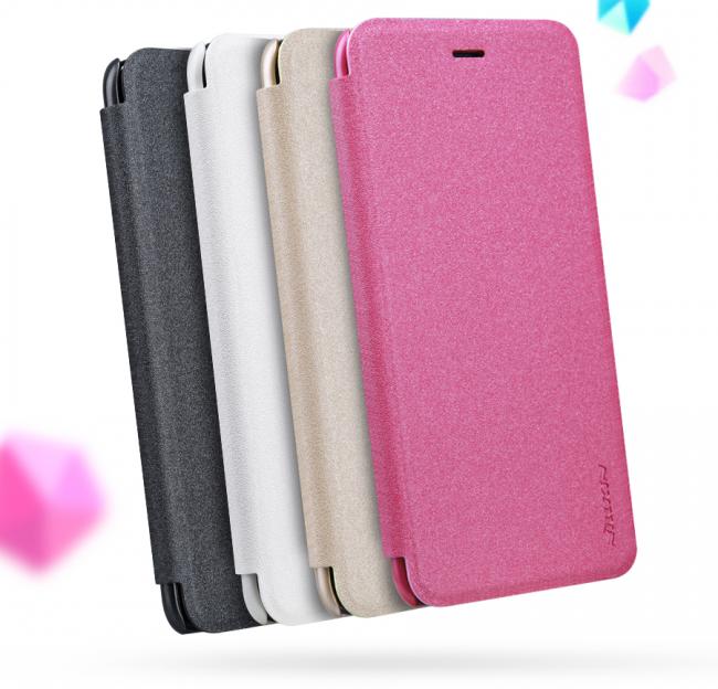 Dėklas Xiaomi Mi6, atverčiamas į šoną, juodas, SPARKLE