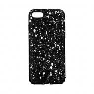 Galiniai dangteliai, Silikoniniai SPLASH, Huawei P9 lite MINI, Soft case, silikonas SOFT, juodas-baltas