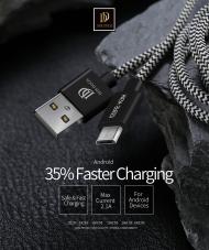 DUX DUCIS USB kabeliai, micro USB, micro USB, laido ilgis 50cm, 5V, 2A, Fast Data, Fast charge
