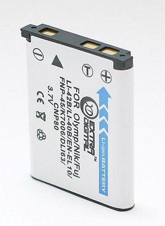 Fotoaparato akumuliatorius (baterija) Olympus Li-40B / Li-42B / D-Li63 / NP-45A / EN-EL10