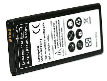 Akumuliatorius Samsung N910 Galaxy Note 4 / EB-BN910BBE, EXTRA DIGITAL, 3000 mAh