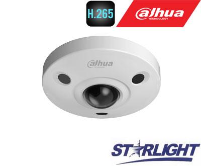 FishEye 360° 4K IP kam.12MP(4000x3000) STARLIGHT STARVIS sensor. 25fps, H.265, IR, IP67, IK10, PoE