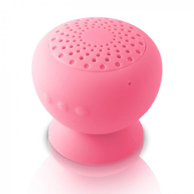 Nešiojamas Bluetooth garsiakalbis Forever MF600, rožinis, atsparus vandeniui, mikrofonas, galima naudoti kaip laisvų rankų įrangą