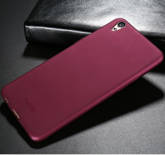 Dėklas Xiaomi NOTE 4, galinis iš silikono, Bordo, X-LEVEL GUARDIAN 0,6 mm