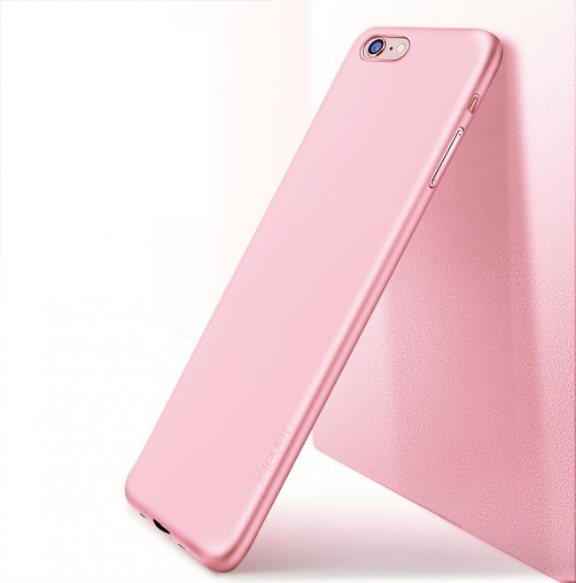 Dėklas Iphone 6 Plus, 6s Plus, galinis iš silikono, Rose Gold, X-LEVEL GUARDIAN 0,6 mm