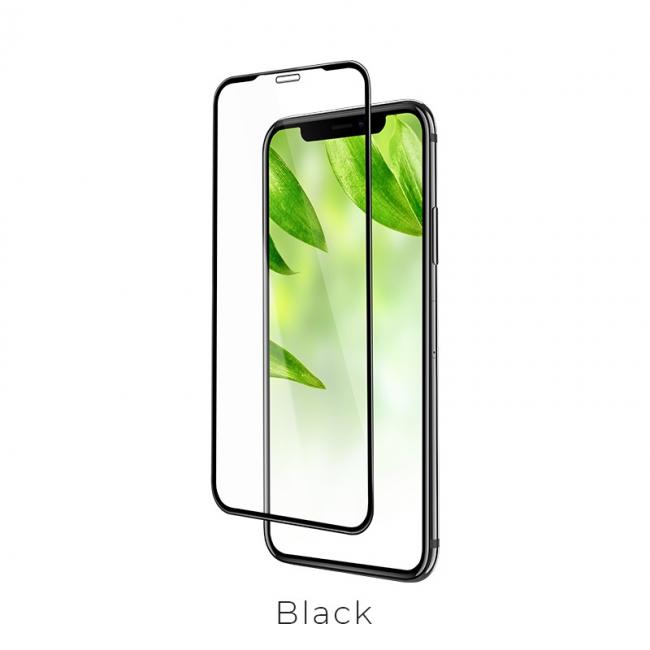Apsauginis stikliukas Iphone Xs MAX, 6.5, anti-fingerprint anti-oil 3D, HD, 3D