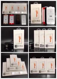 Apsauginis stikliukas Apple iPhone 7 / 8, pilnai gaubia ekraną, baltas, 5D GLASS