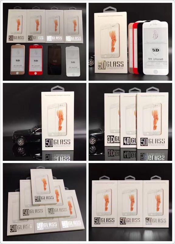 Apsauginis stikliukas Apple iPhone 7 / 8, pilnai gaubia ekraną, baltas, 5D GLASS