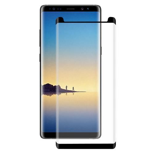 Apsauginis stikliukas Xiaomi Mi 8 lite, klijuojamas pilnu plotu, juodi kraštai, H PRO 5D H9+