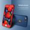 Dėklas Apple iPhone 7 Plus / 8 Plus, priekis ir galas, plastikinis, su apsauginiu stikliuku, raudonas, IPAKY